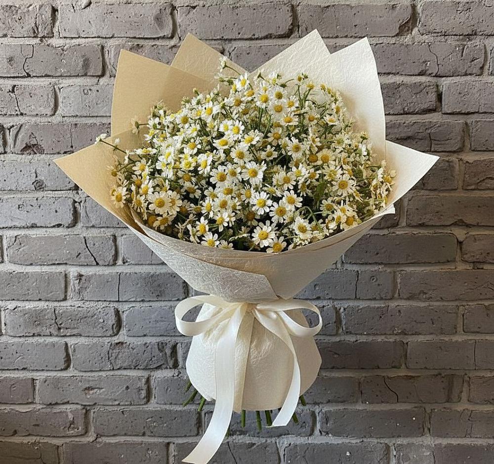 Букет цветов из: Ромашки в Поселке Учхоза Александрова