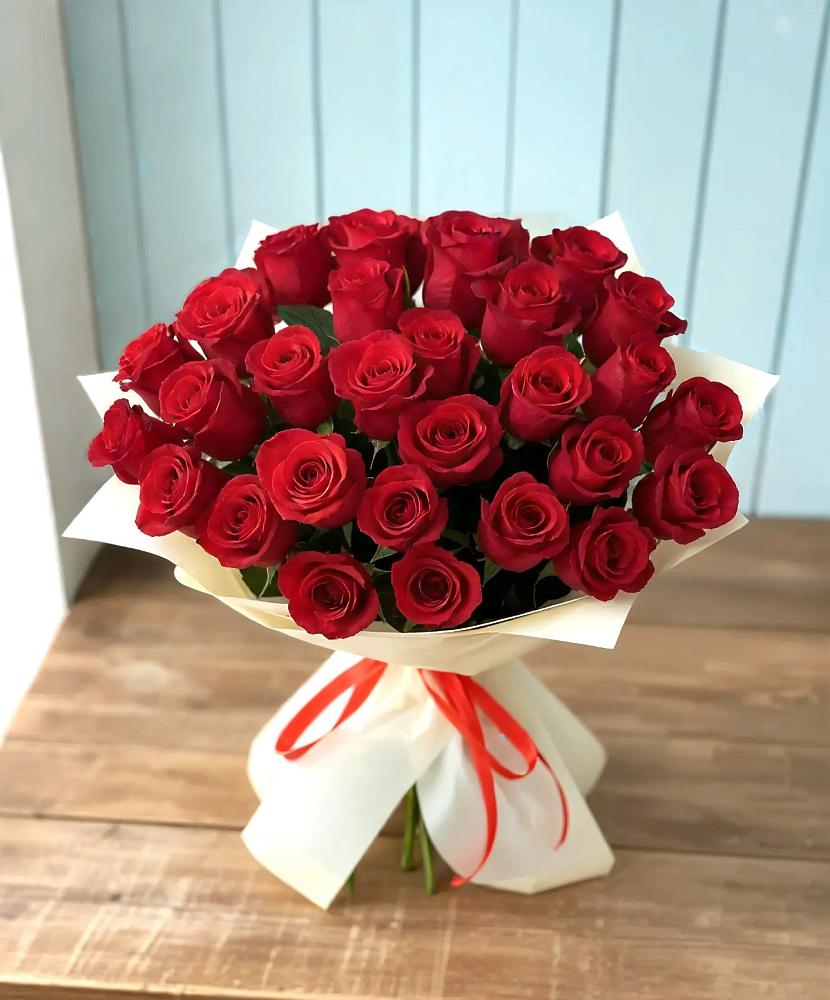 Букет 29 Красных роз в Поселке Учхоза Александрова