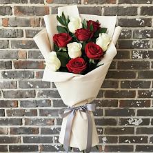Букет цветов из:  Розы в Поселке Учхоза Александрова