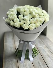 Букет 35 Белых роз #REPLACE_PRED# Поселке Учхоза Александрова