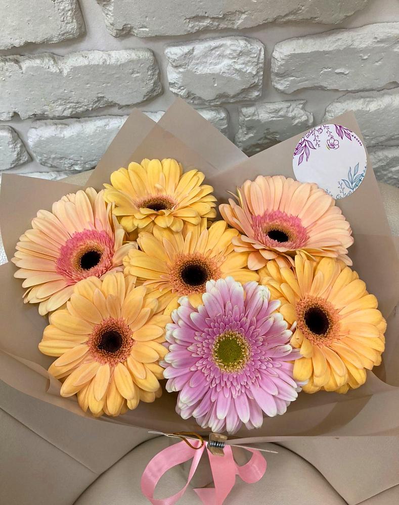 Букет цветов из: Герберы в Поселке Учхоза Александрова
