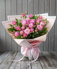 Букет Розовый кустик в Поселке Учхоза Александрова