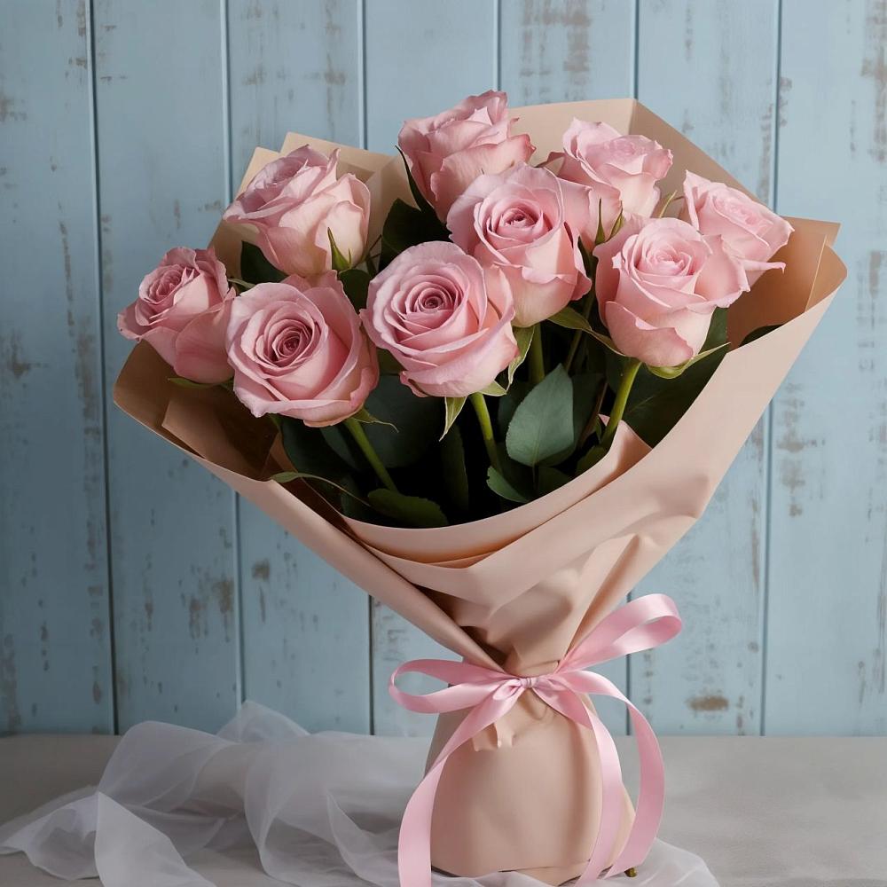 Букет цветов из: Розы в Поселке Учхоза Александрова