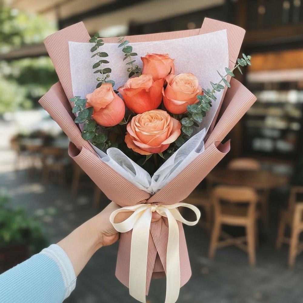 Букет цветов из: Розы в Поселке Учхоза Александрова