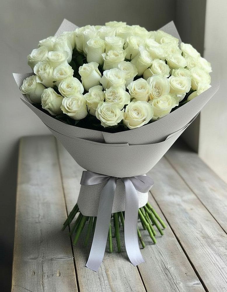 Букет 35 Белых роз в Поселке Учхоза Александрова