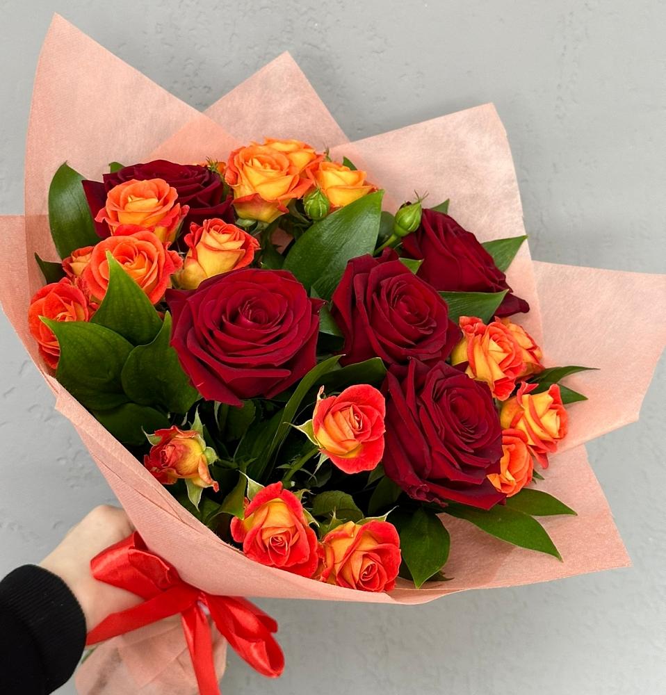 Букет Любовь и восторг в Поселке Учхоза Александрова