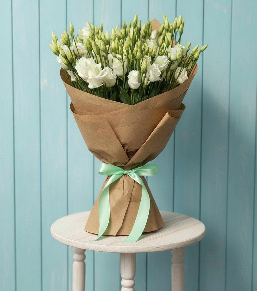 Букет цветов из: Лизиантусы в Поселке Учхоза Александрова