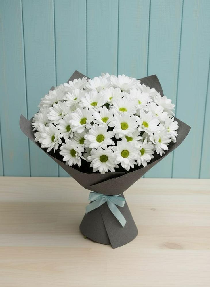 Букет цветов из: Хризантемы в Поселке Учхоза Александрова