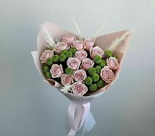 Букет цветов из:  Розы и Хризантемы #REPLACE_PRED# Поселке Учхоза Александрова