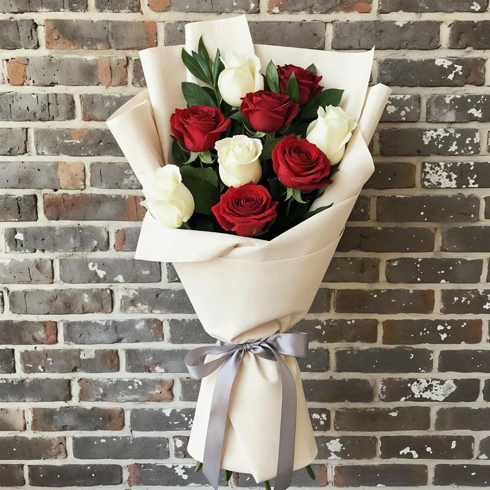 Букет цветов из: Розы в Поселке Учхоза Александрова