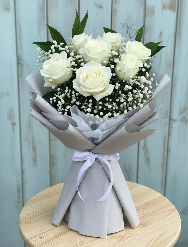 Букет цветов из: Розы в Поселке Учхоза Александрова