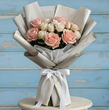 Букет цветов из:  Розы в Поселке Учхоза Александрова