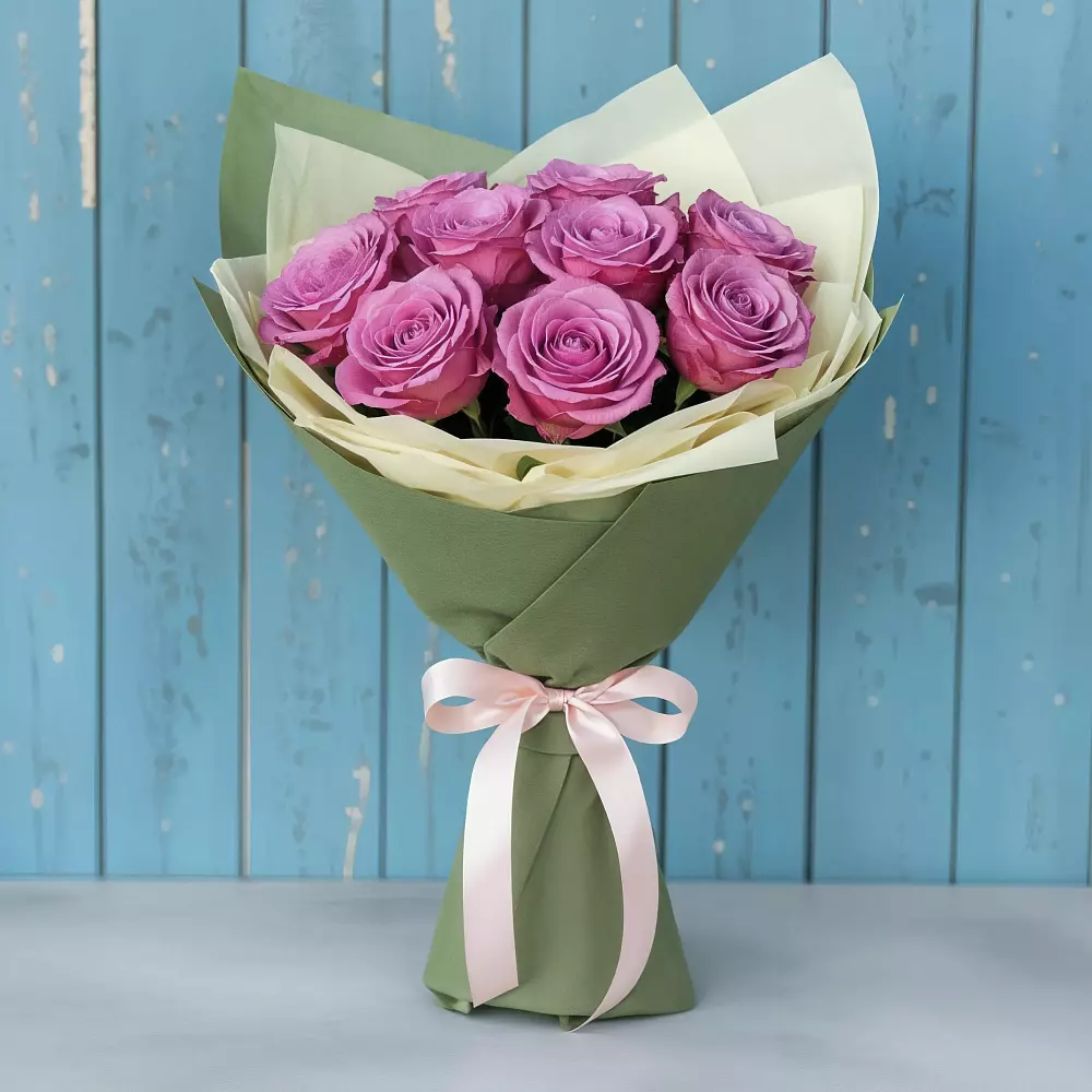 Букет Розы Фёрст Леди в Поселке Учхоза Александрова