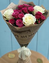 Букет цветов из:  Розы в Поселке Учхоза Александрова