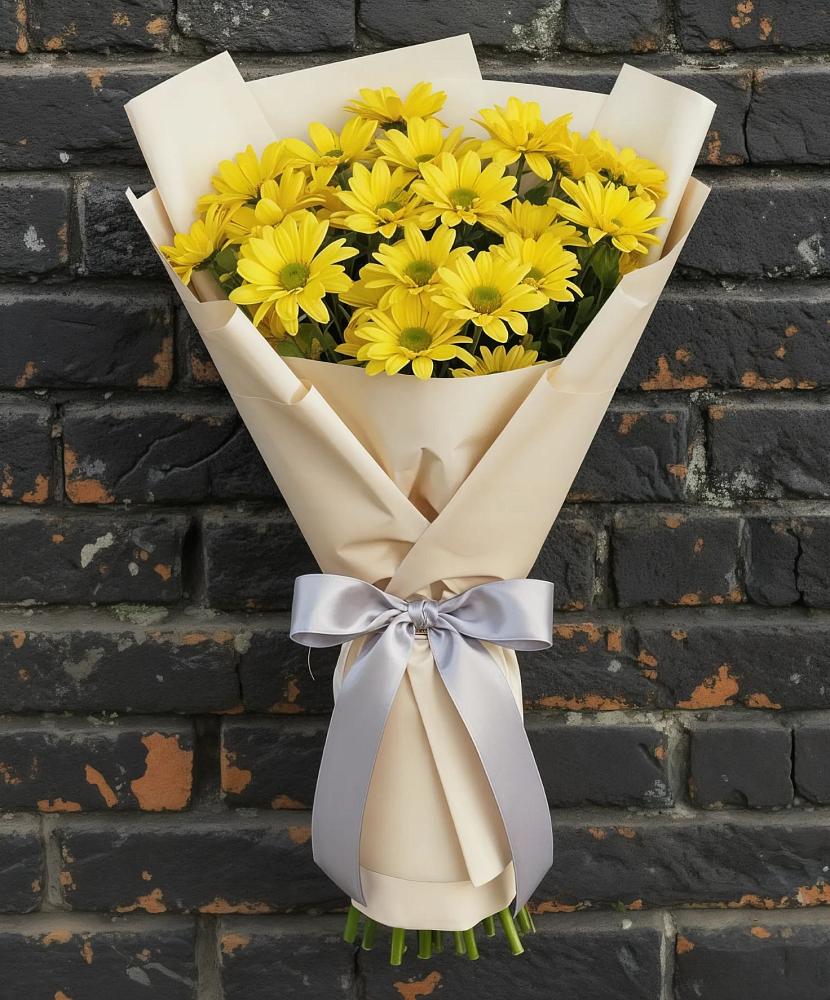 Букет цветов из: Хризантемы в Поселке Учхоза Александрова