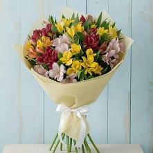 Букет цветов из:  Альстромерии в Поселке Учхоза Александрова