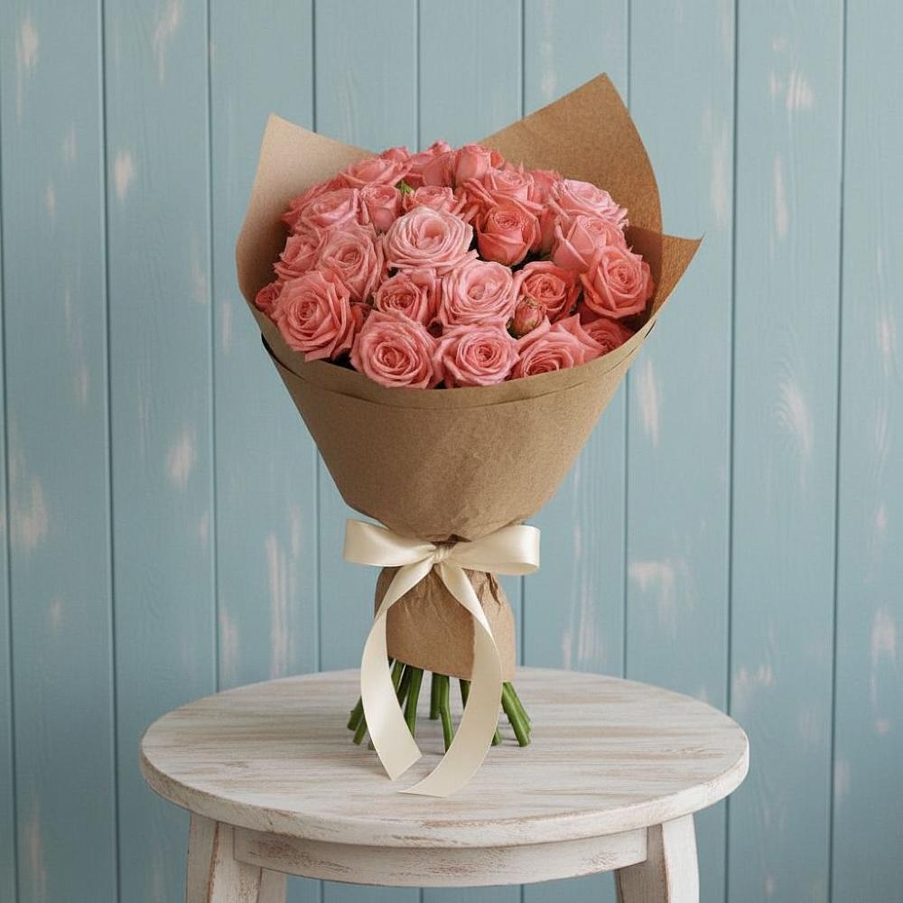 Букет цветов из: Розы в Поселке Учхоза Александрова