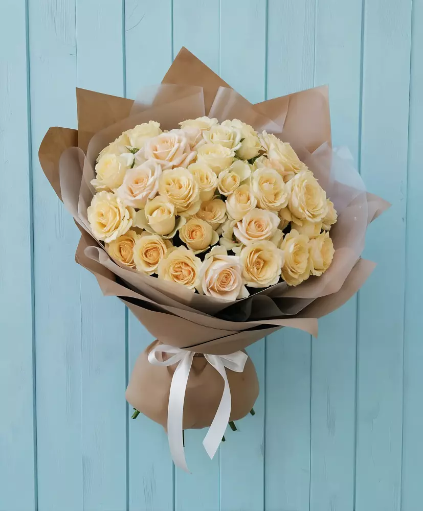 Букет Кремовое облако в Поселке Учхоза Александрова